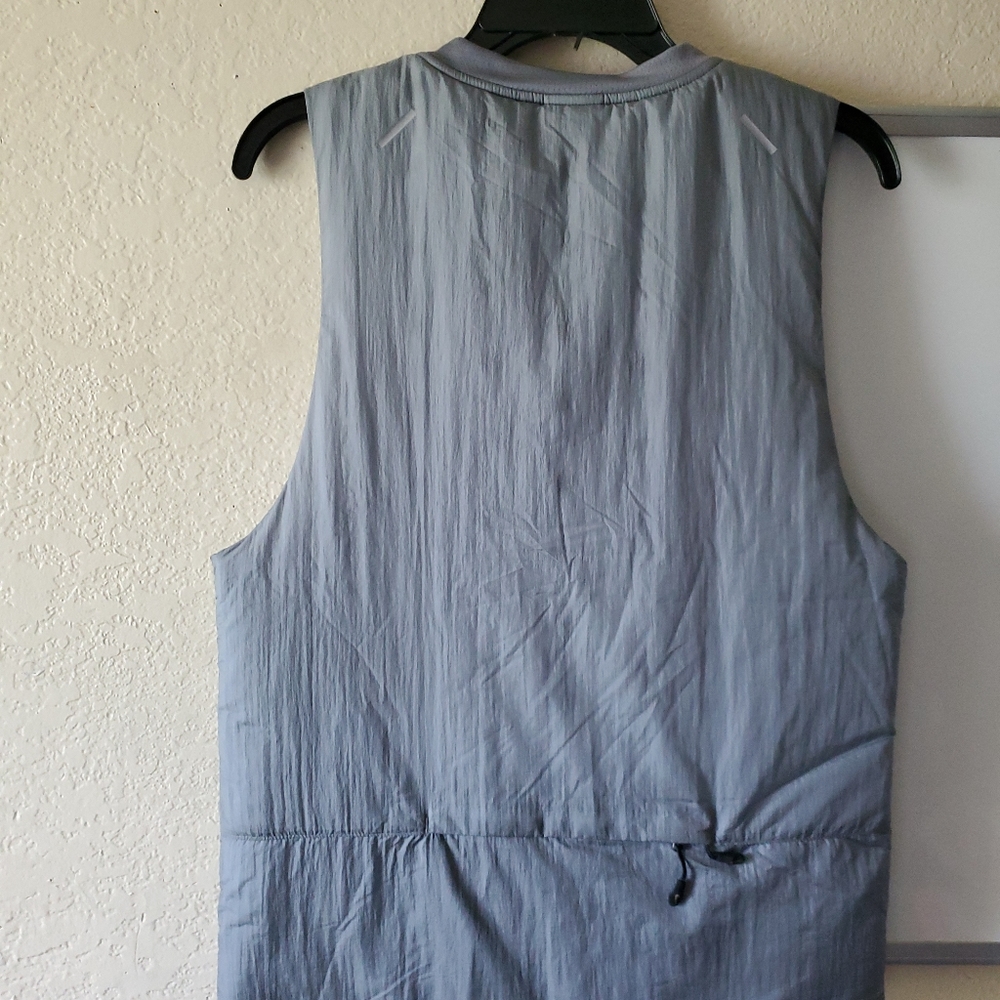 Mens Nk Arolyr Vest Men's Running Vest Nike Gray S - Picture 3 of 5